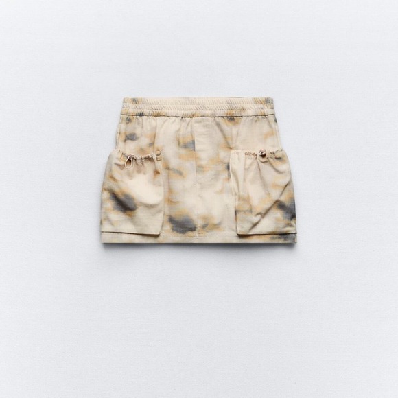 ZARA PRINTED MINI CARGO SKIRT - Size S, M - BRAND NEW WITH TAG - Picture 9 of 13